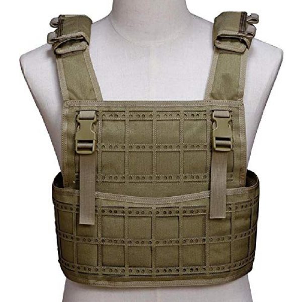 BGJ Airsoft Tactical Vest 1 BGJ Airsoft Vest Tactical Vest Hunting Protection Military Molle Vest Adjustable Army Armor