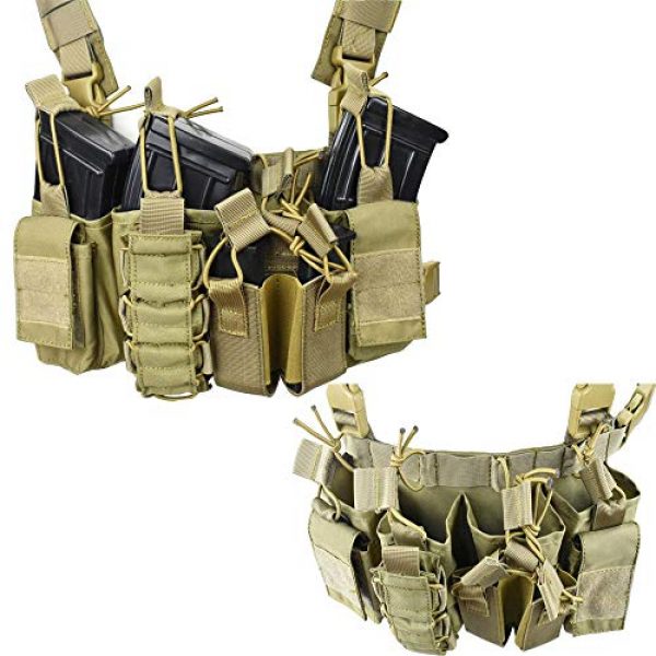 Jadedragon Airsoft Tactical Vest 5 Jadedragon Tactical CS Field Vest Adjustable Ultra-Light Breathable Chest Rig Outdoor Training Vest