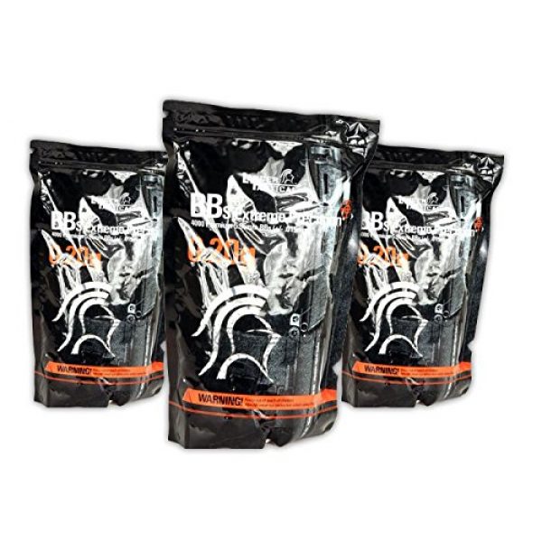 Lancer Tactical Airsoft BB 1 Lancer Tactical Extreme Precision 0.20g 4000 BBs 3 Bag Special
