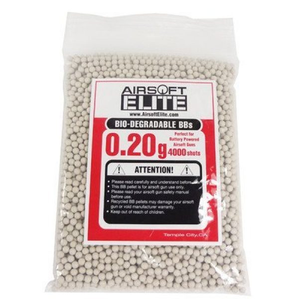 Airsoft Airsoft BB 2 Airsoft Biodegradable 0.2g BB 8,000 Rounds Elite 6mm