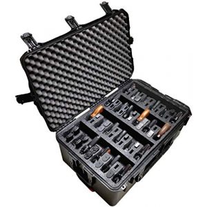 Case Club Pistol Case 1 Case Club 24 Pistol Pre-Cut Waterproof Case with x2 Silica Gel to Help Prevent Gun Rust