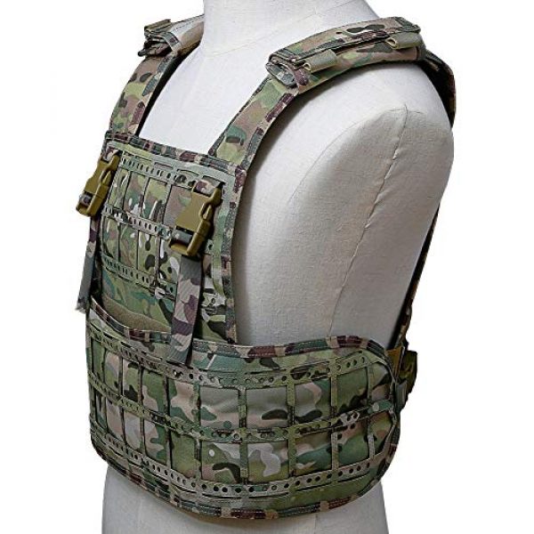 BGJ Airsoft Tactical Vest 7 BGJ Airsoft Vest Tactical Vest Hunting Protection Military Molle Vest Adjustable Army Armor
