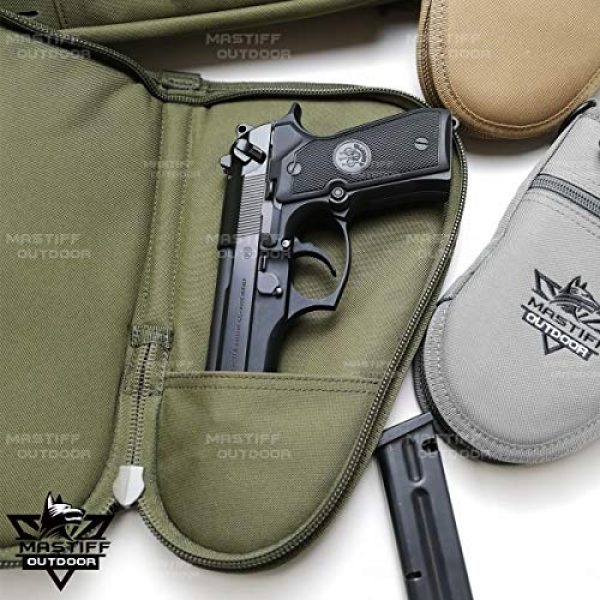 Mastiff Outdoor Pistol Case 5 Mastiff Outdoor Pistol Handgun Padded Case Hunting Shooting Range Sports Transport