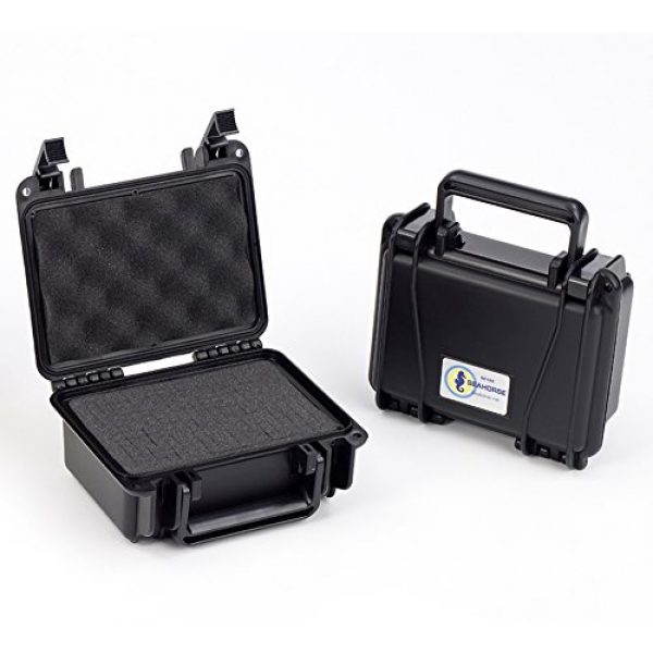 Seahorse Protective Equipment Cases Pistol Case 2 Seahorse SE120 Gun Case with Foam, Small