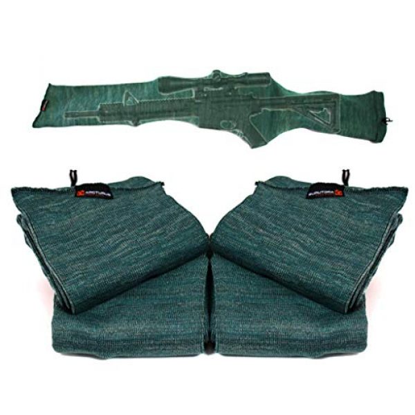 Arcturus Rifle Case 1 Silicone Treated Gun Socks for Rifles, Extra Wide - Fit Scopes, Pistol Grips & Tactical Accessories, 47" x 6"