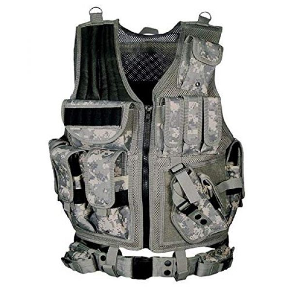 BGJ Airsoft Tactical Vest 5 BGJ Tactical Vest Military Combat Army Armor Vests Molle Airsoft Plate Carrier Swat Vest Outdoor Hunting Fishing CS Training Vest