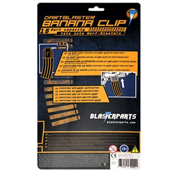 Blasterparts Airsoft Gun Magazine 2 Blasterparts 15 Darts Banana-Clip - Magazine by