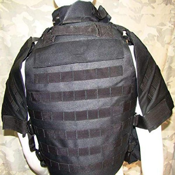 BGJ Airsoft Tactical Vest 4 Outdoors Tactical Paintball Airsoft Military OTV Body Armor Durable Carrier Combat Vest Men Soft Cushion Pads Full Adjustable Wa