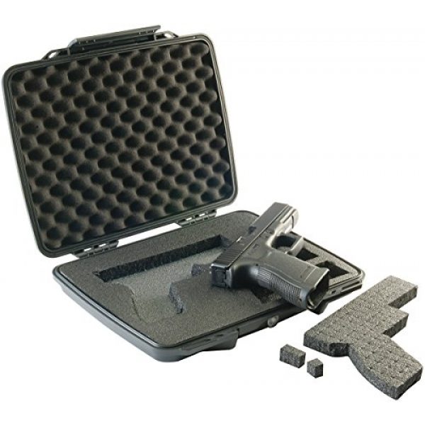 Pelican Pistol Case 3 Pistol Case | Pelican P1075 Slim Profile Pistol Case (Black)