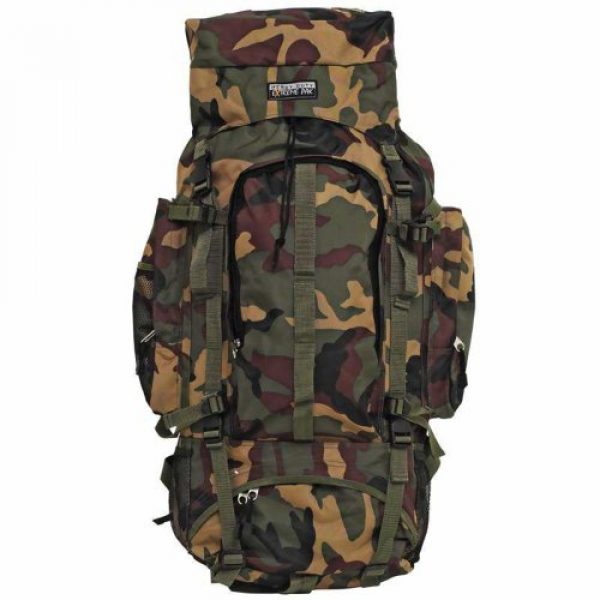 Roger Enterprises Tactical Backpack 1 Roger Enterprises Large Extreme Pak Invisible Pattern Camouflage Backpack