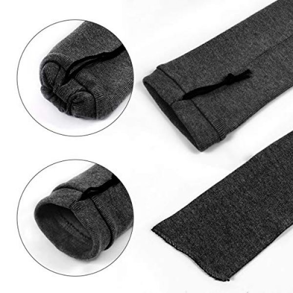 Gogoku Rifle Sock 4 Gogoku Gun Socks 2-Pack Gun Sock Silicone-Treated Extra-Wide Rifle Socks Fit Scopes Knit Sleeve Case Dust Cover Outdoor Shooting Hunting Sack Storage Bag for Rifle Shotgun