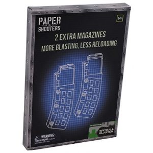 Paper Shooters Airsoft Gun Magazine 1 Paper Shooters Lime Green Spitball Blaster Magazine, 2 Pack