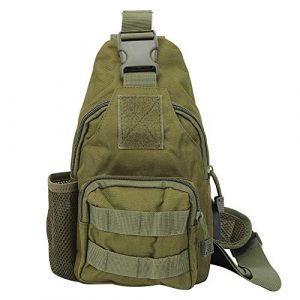 Yosoo Tactical Backpack 1 Yosoo Outdoor Tactics Bag,Outdoor Tactics Oxford Cloth Shoulder Chest Bag Messenger with Water Bottle Cover