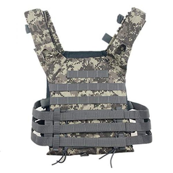 BGJ Airsoft Tactical Vest 2 BGJ Men Hunting Tactical Vest Military Molle Plate Carrier Magazine Airsoft Paintball CS Outdoor Protective Lightweight Vest