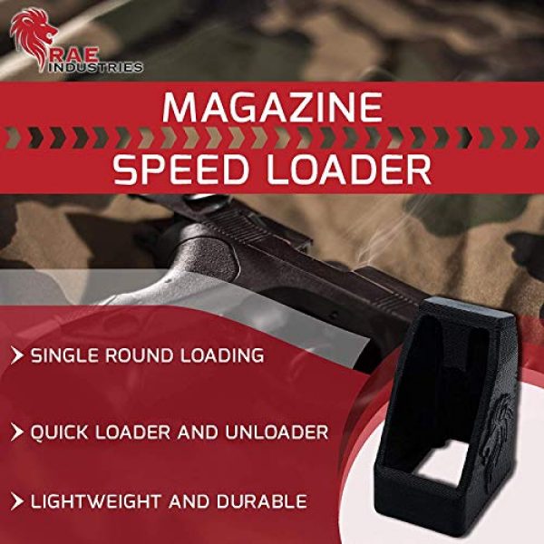 RAE Industries Airsoft Gun Magazine 6 RAEIND Magazine Speedloaders for Beretta Kimber EVO SP 9mm