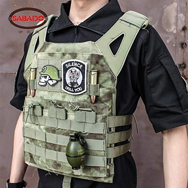 Shefure Airsoft Tactical Vest 3 Shefure Cardura Rip-Stop Military Tactical Combat Vests,Outdoor Hunting Waistcoats Anti-stab Thickening Paintball Vest