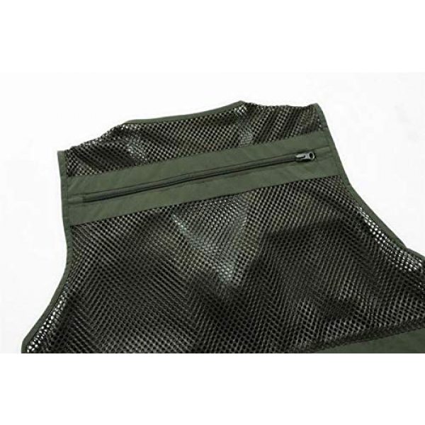 DAFREW Airsoft Tactical Vest 7 DAFREW Men's Vest Summer Fashion Breathable Sleeveless Shirt Quick-Drying Jacket Outdoor Leisure Multi-Function Vest (Color : Black, Size : XL)