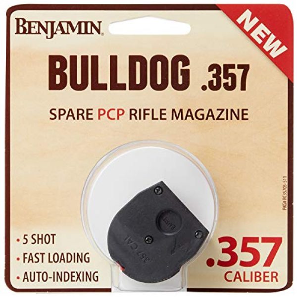 Benjamin Air Gun Magazine 2 Benjamin RC357 5-Shot Auto Indexing Magazine for .357-Caliber Bulldog Air Rifle
