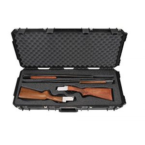 SKB Cases Rifle Case 1 SKB Injection-Molded Double Custom Breakdown Shotgun Case, Black, 38 Inches (3i-3614-CBD)