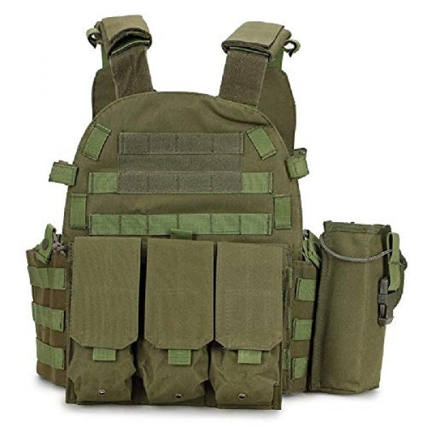 BGJ Airsoft Tactical Vest 2 Outdoor Airsoft Gear 6094 Tactical Molle Vest Paintball CS Games Protection Body Armor Military Shooting Combat Training Vest