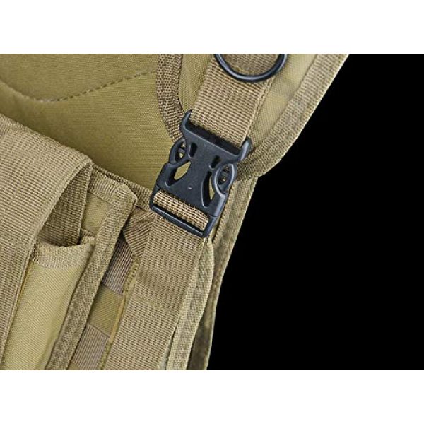 HHFC Airsoft Tactical Vest 6 HHFC Outdoor Nylon Tactical Vest Security Guard Waistcoat Field Combat Training Protective Vest Tactical Molle Airsoft Vest Paintball Combat Soft Vest