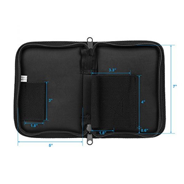 UTG Pistol Case 5 UTG Discreet Sub-compact Handgun Case for Pistol & Revolver