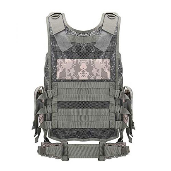 GXYWAN Airsoft Tactical Vest 4 GXYWAN Tactical CS Field Vest Paintball Training Airsoft Ultra-Light Breathable Combat Adjustable Vest