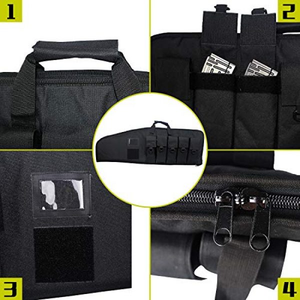 XWLSPORTS Rifle Case 7 XWLSPORTS Single Rifle Case Tactical Rifle Bag Gun Case