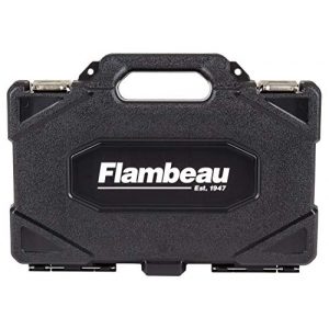 Flambeau Outdoors Pistol Case 1 Flambeau Outdoors 35DWS Safe Shot Double Wall Single Pistol Case 12", Portable Firearm Storage Accessory, Black
