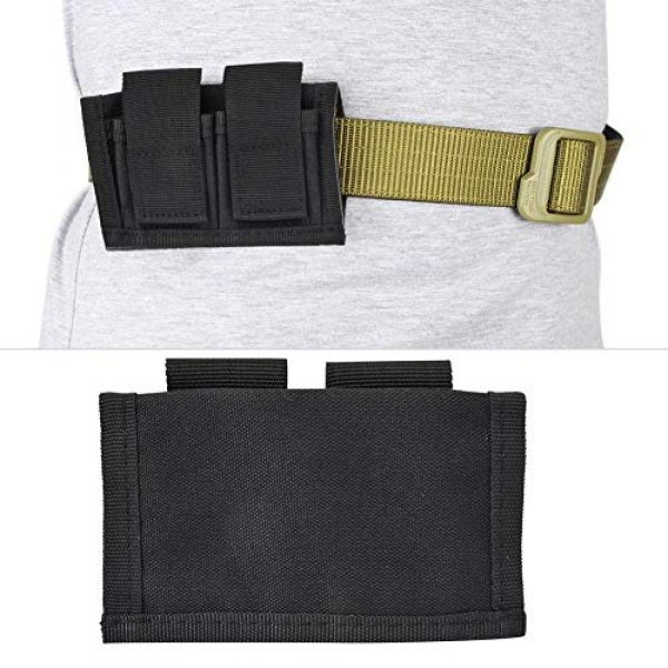 Alomejor Tactical Pouch 6 Alomejor Bullet Bag Magazine Pouch for Shotguns Nylon High Speed Shotshell Carrier Holder for Outdoor Hunting Training