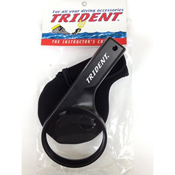 Trident Tactical Diving Magnifier 1 Trident Magnifier and Case for Scuba Photographers
