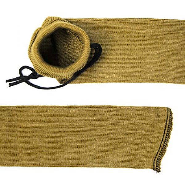 GUGULUZA Rifle Case 4 GUGULUZA Silicone Treated Knit Gun Socks 52" for Rifles Shotgun
