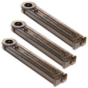 Generica Airsoft Gun Magazine 1 Airsoft Spare Parts CYMA 3pcs 280rd Hi-Cap Magazine for CYMA/Classic Army/King Arms/Tokyo Marui/JG P90 Series AEG Transparent Brown