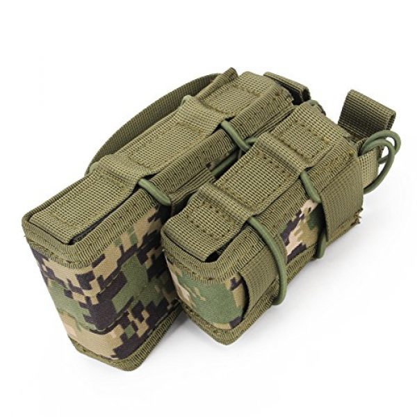 ATAIRSOFT Tactical Pouch 3 ATAIRSOFT Tactical 1000D Nylon Double MAG Pouch for Hunting Wargame Airsoft Molle Magazine Pouch