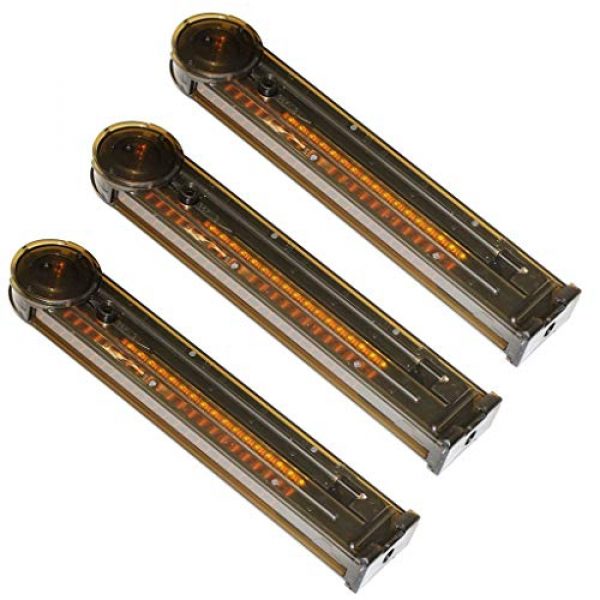 Generica Airsoft Gun Magazine 2 Airsoft Spare Parts 3pcs Pack Army Force 68rd Standard Magazine for P90 Series AEG