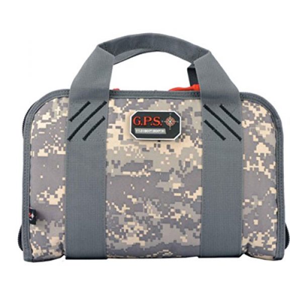 G5 Outdoors Pistol Case 1 G. Outdoor Products G.P.S. GPS-1308PCDC Double Pistol Case Digital, One Size