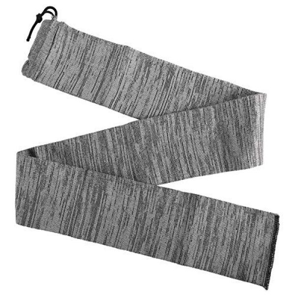 XMSound Rifle Case 5 XMSound Knit Gun Sock, Fits to 52", Anti-Rust, Silicone Treated, Drawstring Closure (4 Pack)