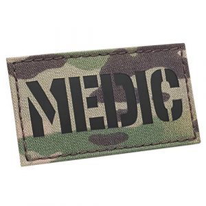 Tactical Freaky Airsoft Morale Patch 1 IR Multicam Medic 2x3.5 MED Medical EMS OCP Tactical Morale Touch Fastener Patch