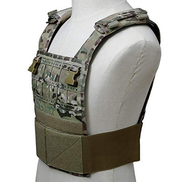 BGJ Airsoft Tactical Vest 4 BGJ Airsoft Vest Tactical Vest Hunting Protection Military Molle Vest Adjustable Army Armor