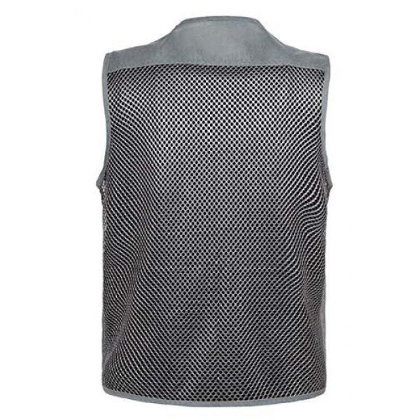 DAFREW Airsoft Tactical Vest 2 DAFREW Breathable Vest Photography Vest Fishing Vest Middle-Aged Men's Outdoor Leisure Vest mesh Breathable Vest (Color : Dark Gray, Size : M)