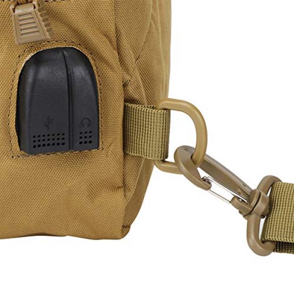 Rodipu Tactical Backpack 7 Rodipu Tactics Bag, Oxford Cloth Shoulder Bag, Practical for Camping Hiking Walking Cycling
