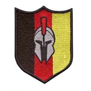 LEGEEON Airsoft Morale Patch 1 LEGEEON Spartan Germany Flag Deutschland Flagge Morale Tactical Molon Labe Army Touch Fastener Patch