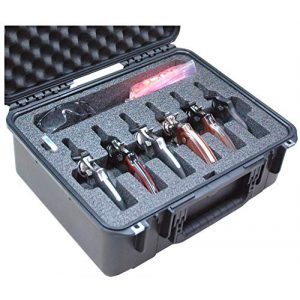 Case Club Pistol Case 1 Case Club Waterproof 6 Revolver/Semi-Auto Case with Silica Gel