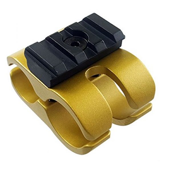 Airsoft Shopping Mall Airsoft Gun Part 1 Airsoft Shooting Gear APS CAM 870 Type S Barrel Mount Gold