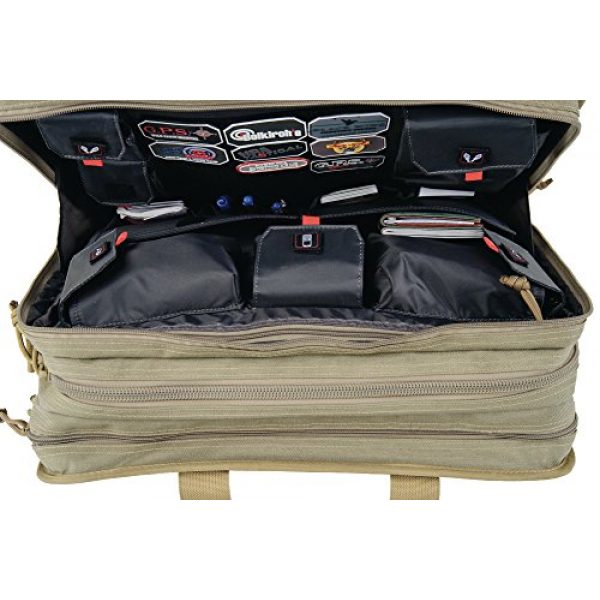 G. Outdoor Products Pistol Case 3 G. Outdoor Products GPS GPS-T1551BCT Tactical Operations Brief Case with Handgun Holster in Tan, One Size
