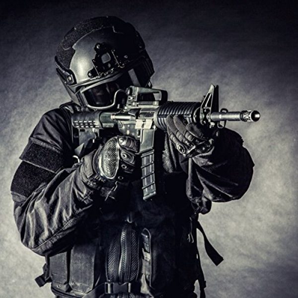Idea- Airsoft Tactical Vest 3 Tactical Military SWAT - Adjustable Adult SWAT for Airsoft Paintball Combat Army Shooting Hunting Outdoor Molle Police Vest With Pistol Holster