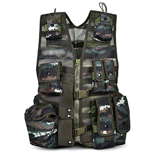Armiya Airsoft Tactical Vest 1 Armiya Versatile Tactical Vest Removable Mesh Breathable Adjustable for Adult Outdoor