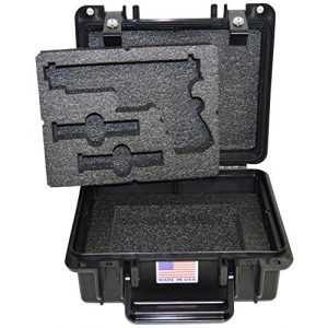 Quick Fire Cases Pistol Case 1 Quick Fire Cases QF300G4L Pistol Case, Black, Small