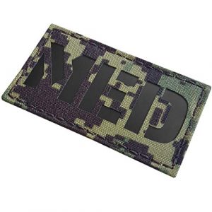 Tactical Freaky Airsoft Morale Patch 1 IR AOR2 MED Medical EMS 2x3.5 NWU Type III IFAK Tactical Morale Hook-and-Loop Patch