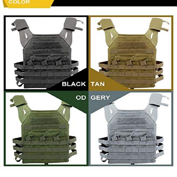 BGJ Airsoft Tactical Vest 4 BGJ Tactical JPC Vest Molle Plate Carrier Military Vest Airsoft Paintball CS Game Hunting Outdoor Protective Equipment